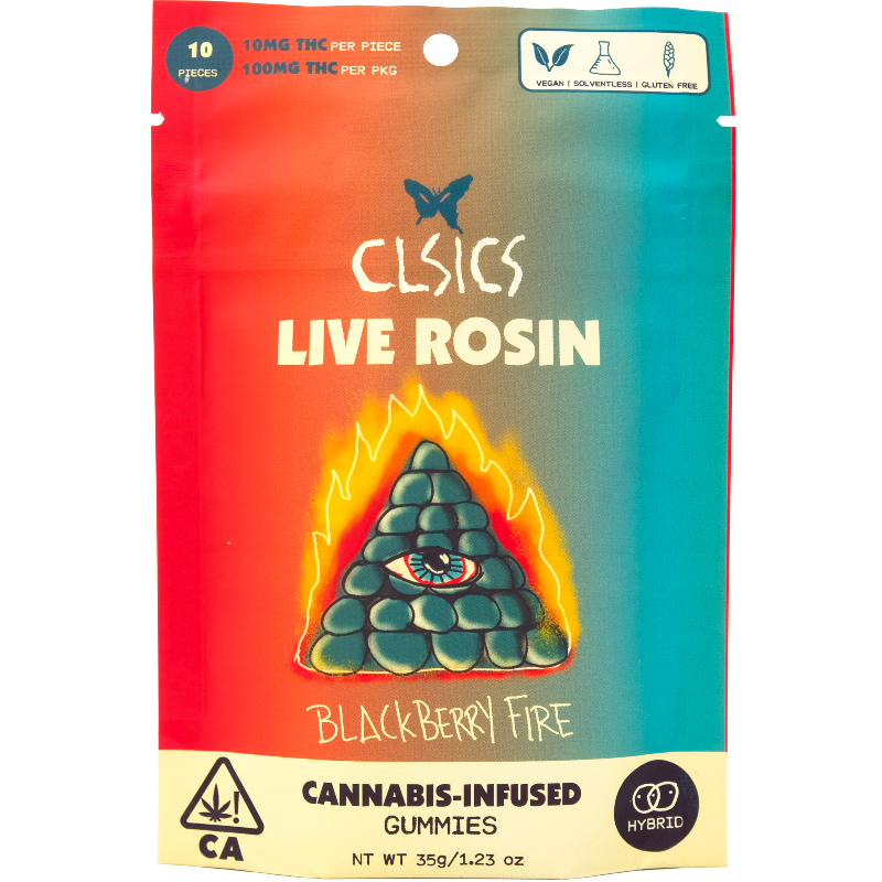 Photograph of product: GUMMIES HYBRID BLACKBERRY FIRE