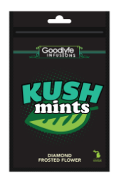Photograph of product: Good Lyfe - Diamond Frosted Flower - Kush Mintz - 3.5g