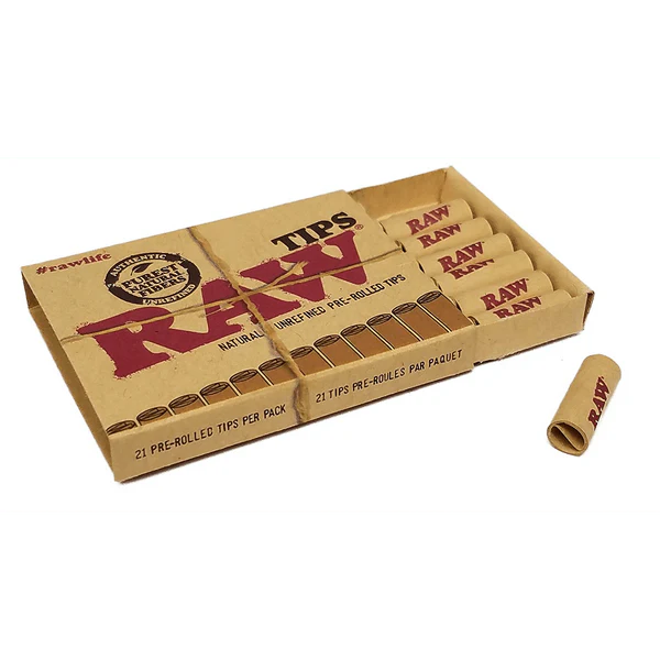 Photograph of product: RAW  | Pre Rolled Tips | 20 count