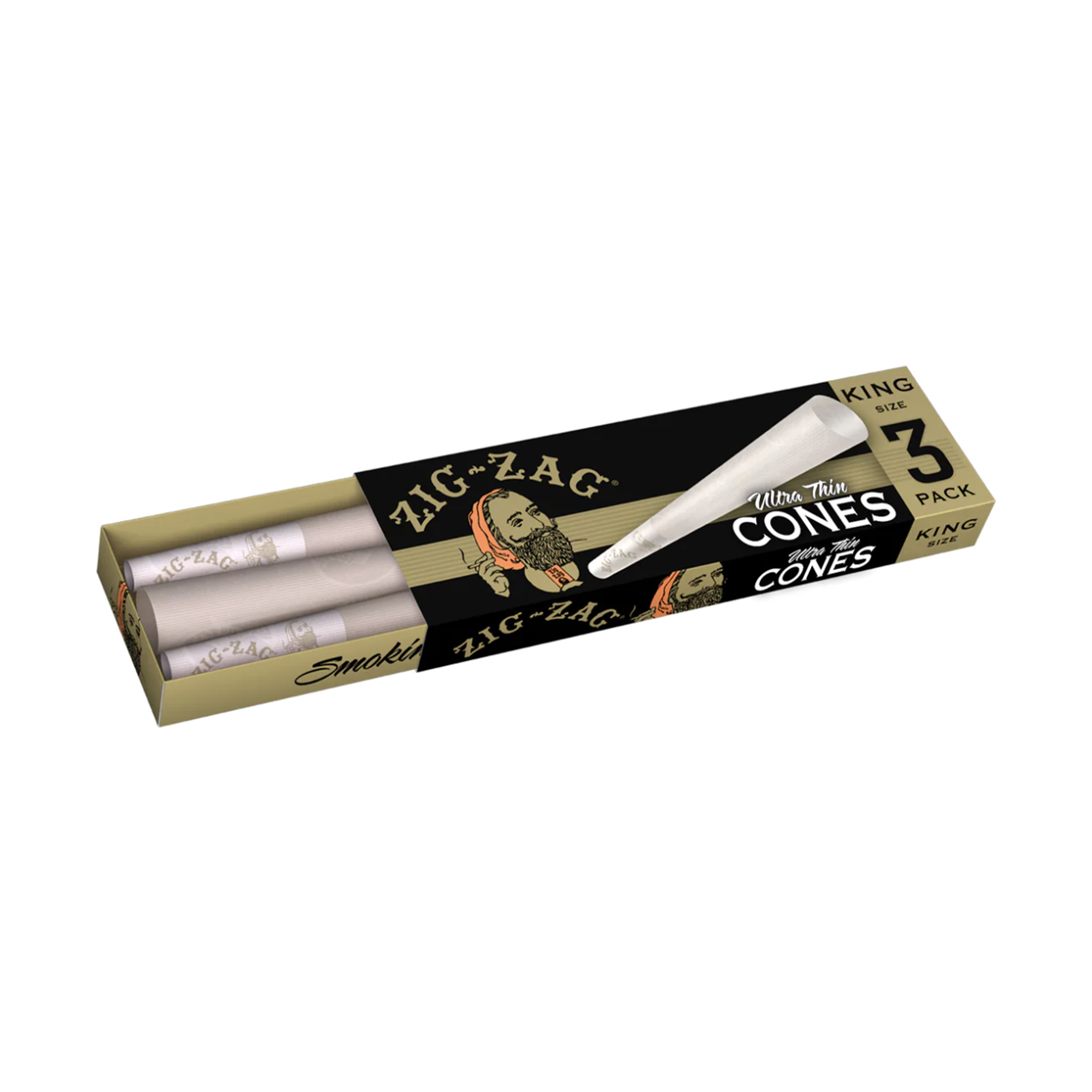 Photograph of Product: King Size Ultra Thin Cones - 3 Pack