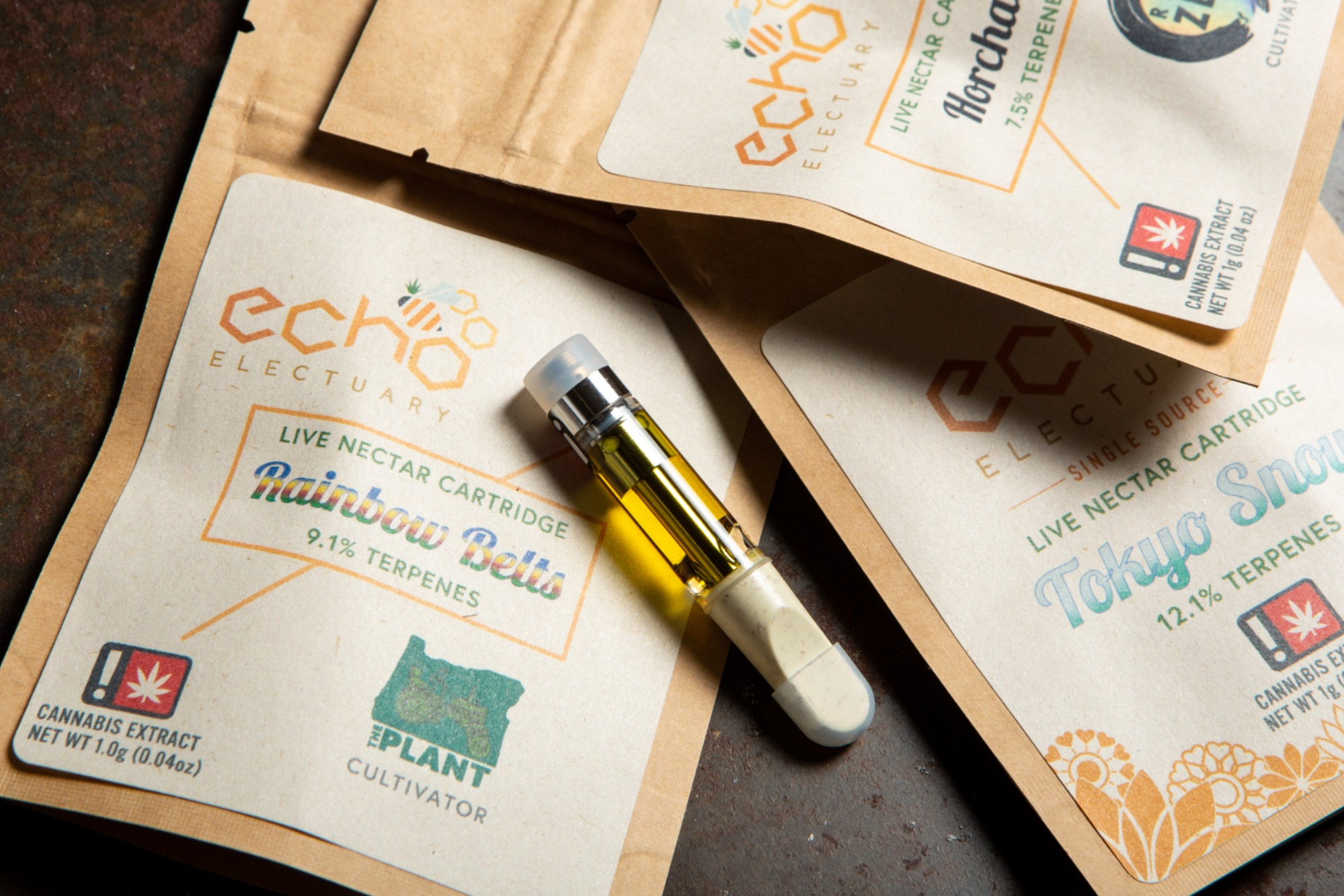 Photograph of product: Echo Electuary Live Resin Sherb Breath Cartridge