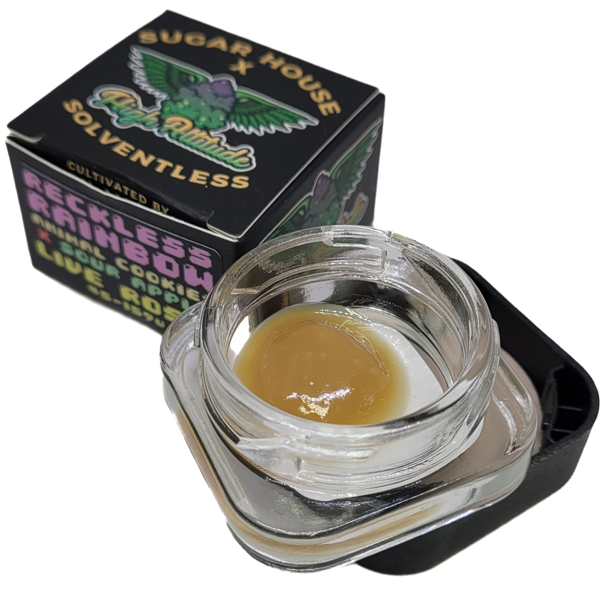 Photograph of product: Reckless Rainbow Live Rosin | Sugar House Solventless