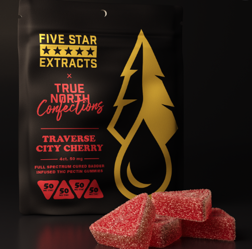 Photograph of product: Traverse City Cherry Full Spectrum Gummies 4-pack | 200mg