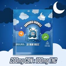 Photograph of product: (14791) HaHa 2:1 Blue Razzz Gummies