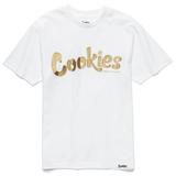 Photograph of product: Cookies - Tee - Thin Mint Logo - White/Gold