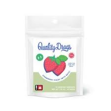 Photograph of product: Quality Drugs - Strawberry Fields  2:1 - Gummy