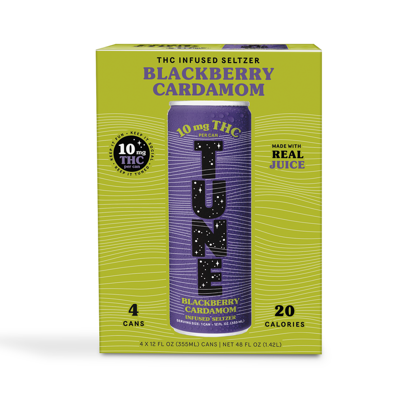 Photograph of product: Tune - BlackBerry Cardamom - 12oz Beverage