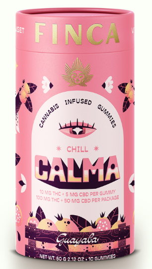 Photograph of product: Finca | (Calma) Guava Chill Gummies | Edible | 10mg X 10