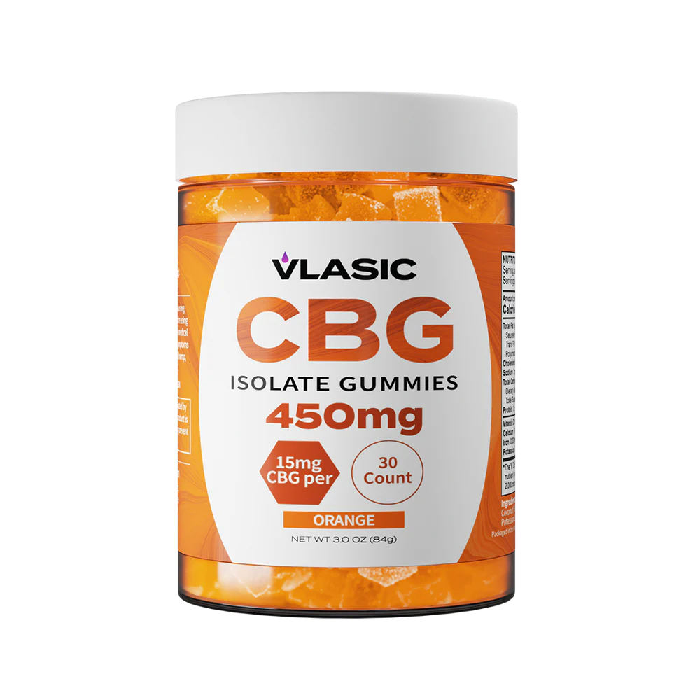 Photograph of Product: Vlasic Labs | Orange | 15mg CBG Gummies | 30pk