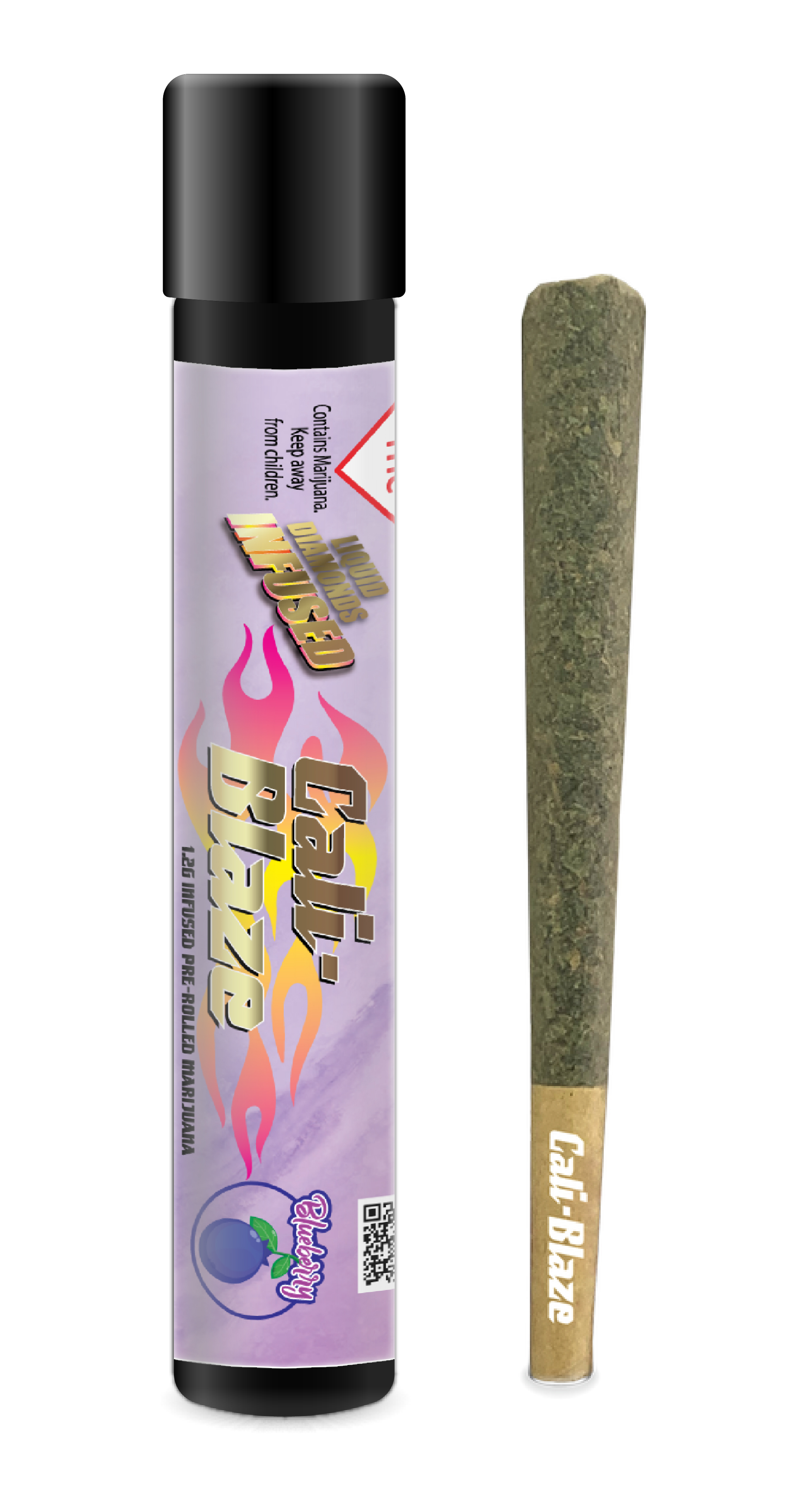 Photograph of product: Cali Blaze - Infused Joint - - Cherry Cola - Apple Fritter (H)