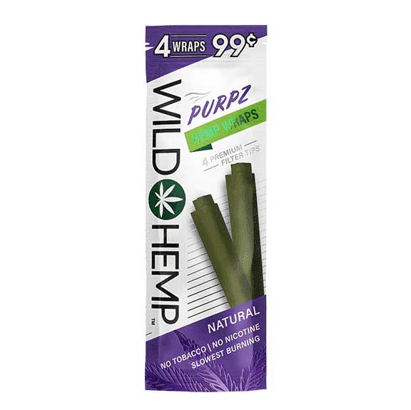 Photograph of product: Wild Hemp Purpz Hemp Wraps