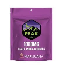 Photograph of product: Dixie Peak Grape 10pk Gummies (1000mg)