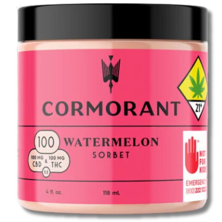 Photograph of product: CIS Sorbet 1:1 TH-oui:CBD 200mg - Watermelon 4oz