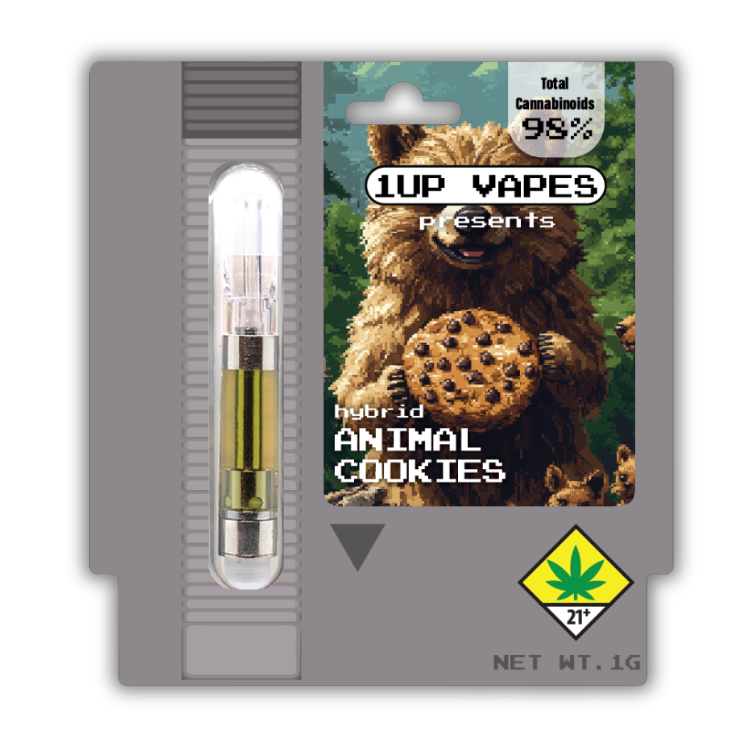 Photograph of product: Animal Cookies 1g Distillate Cartridge (1UP)
