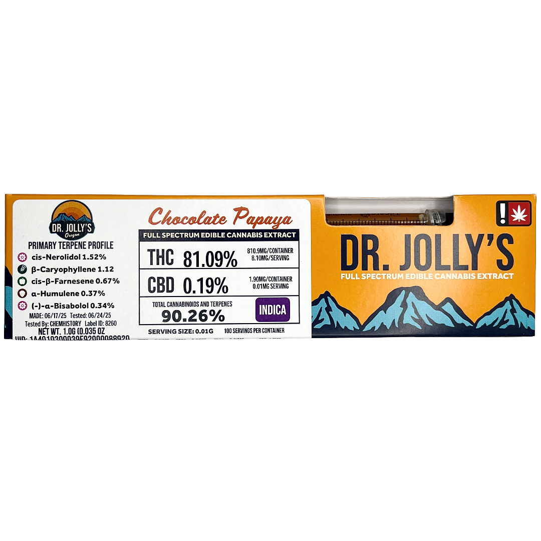 Photograph of product: Dr.J- Chocolate Papaya 1G RSO (I)