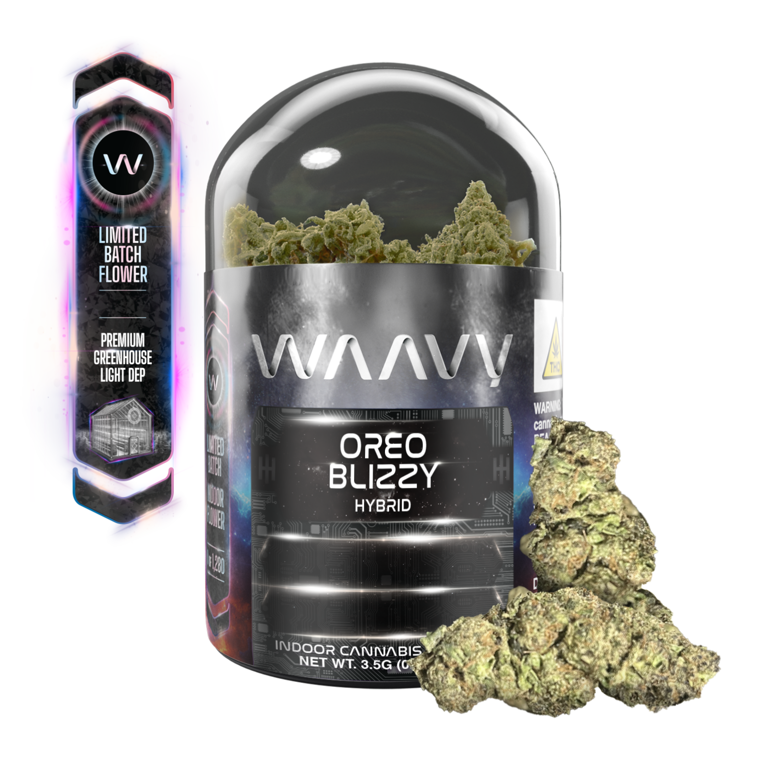 Photograph of product: WAAVY | Oreo Blizzy | 3.5G Flower