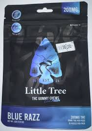 Photograph of product: Little Tree - Gummies - 2:1 TH-oui/CBN - Strawberry - 200MG