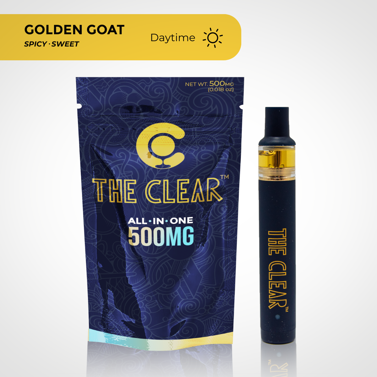 Photograph of product: The Clear All-In-One Golden Goat 500mg