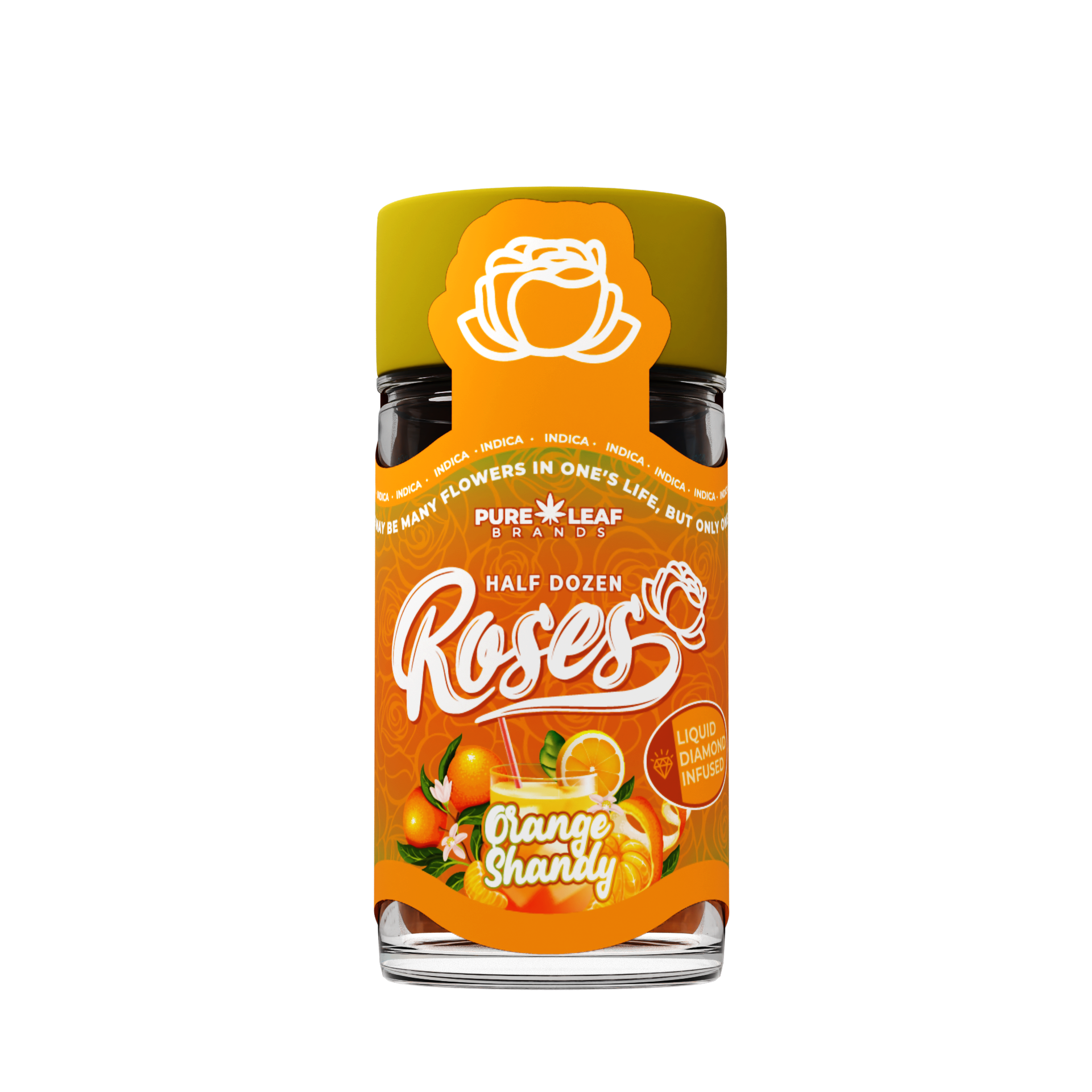 Photograph of product: Roses Orange Shandy Infused Pre-Roll 6-Pack | 6 x 0.6g