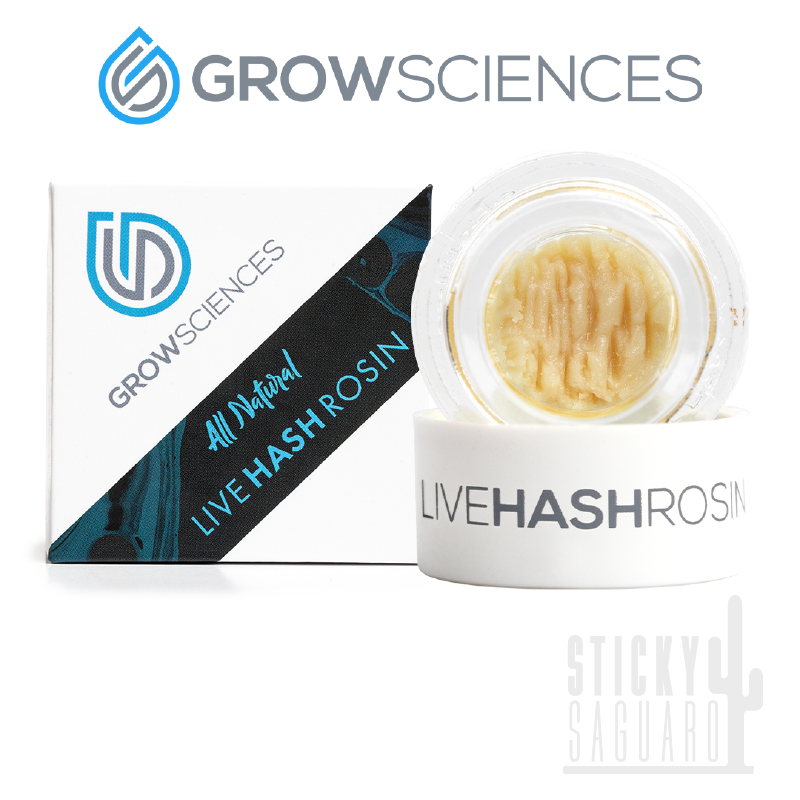 Photograph of Product: Grow Sciences Live Hash Rosin Trop Cherry (S/H) 1g
