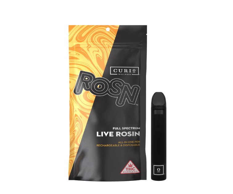 Photograph of product: 0.5g Midnight Climax Live Rosin All-in-One