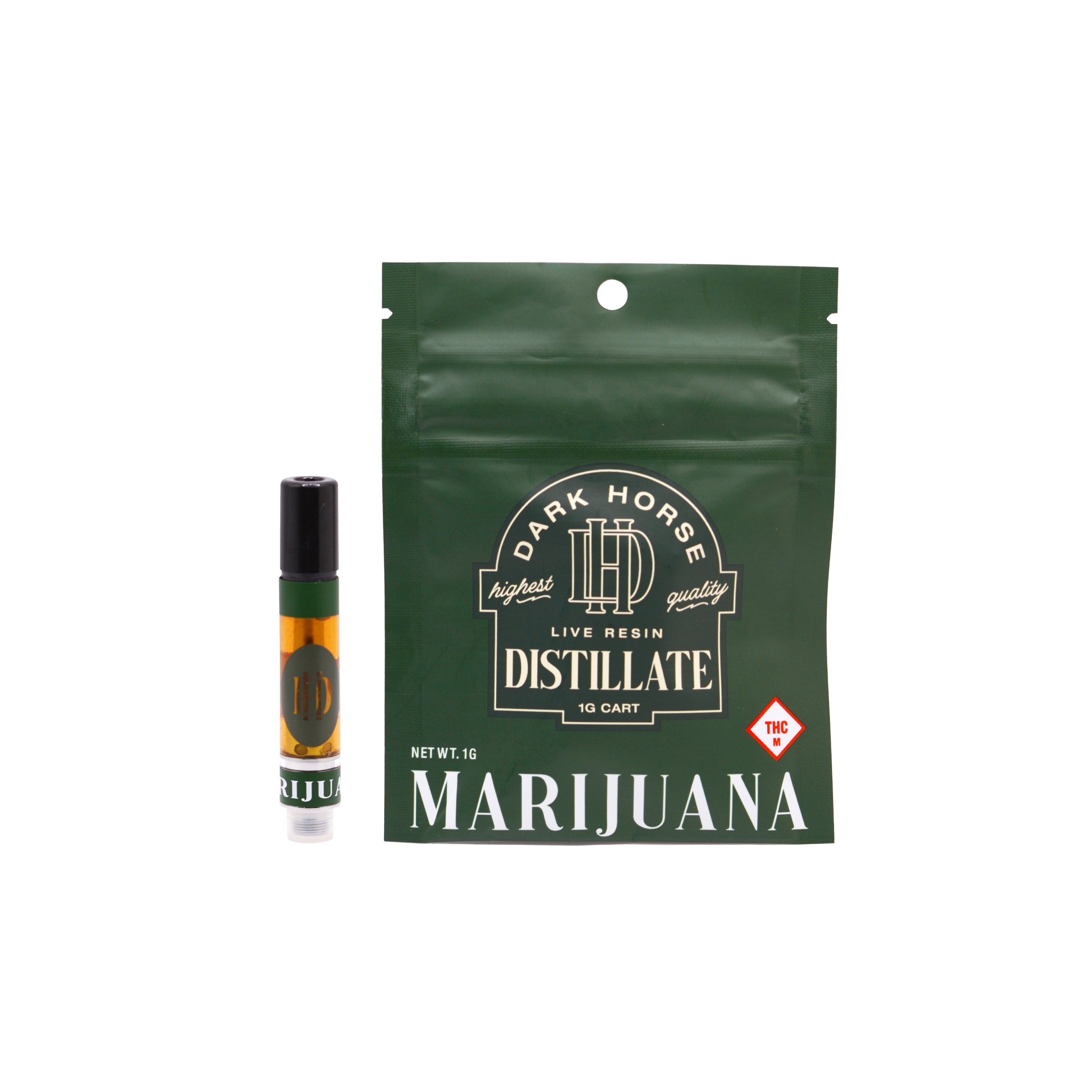 Photograph of product: GG#4 | 1g | Cart | Dark Horse