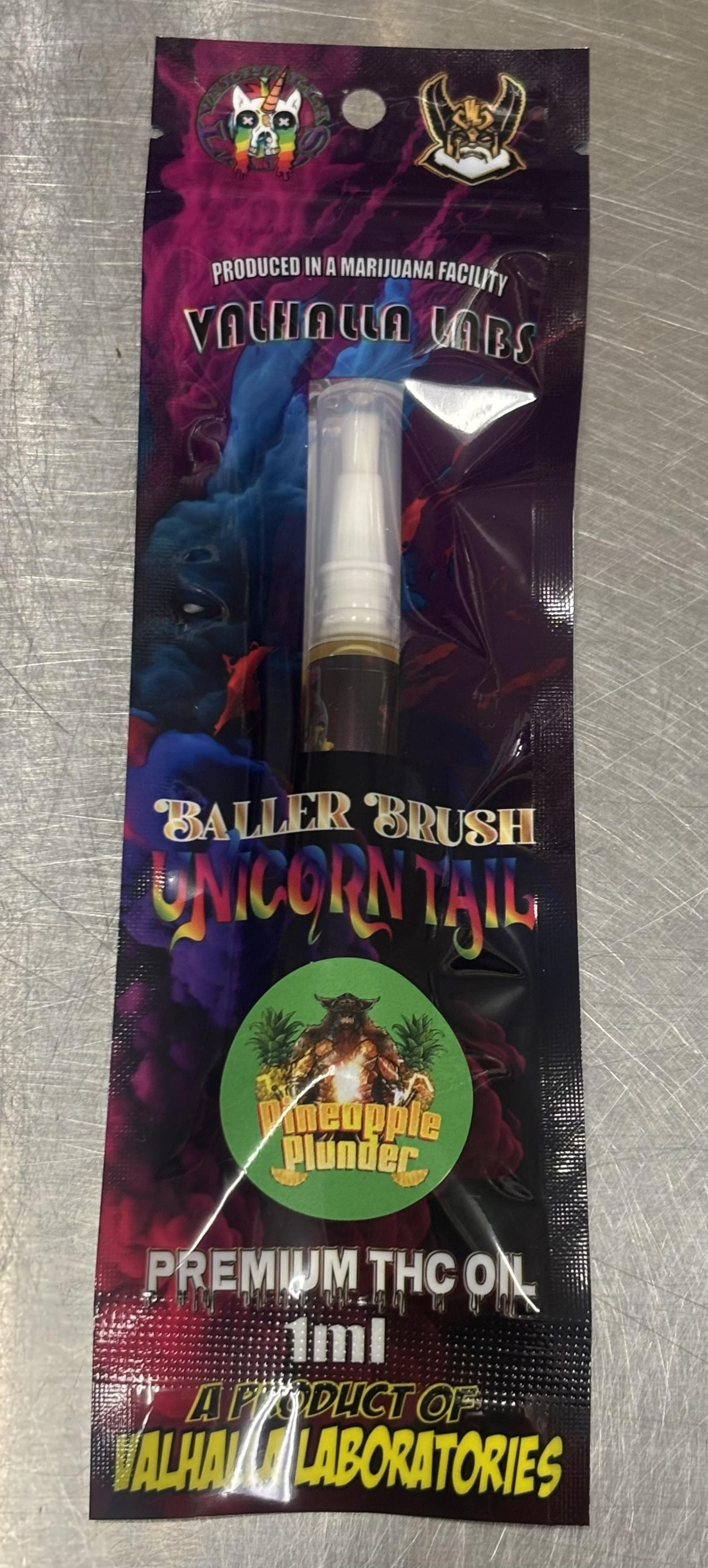 Photograph of product: Valhalla 1g Pineapple Plunder Brush