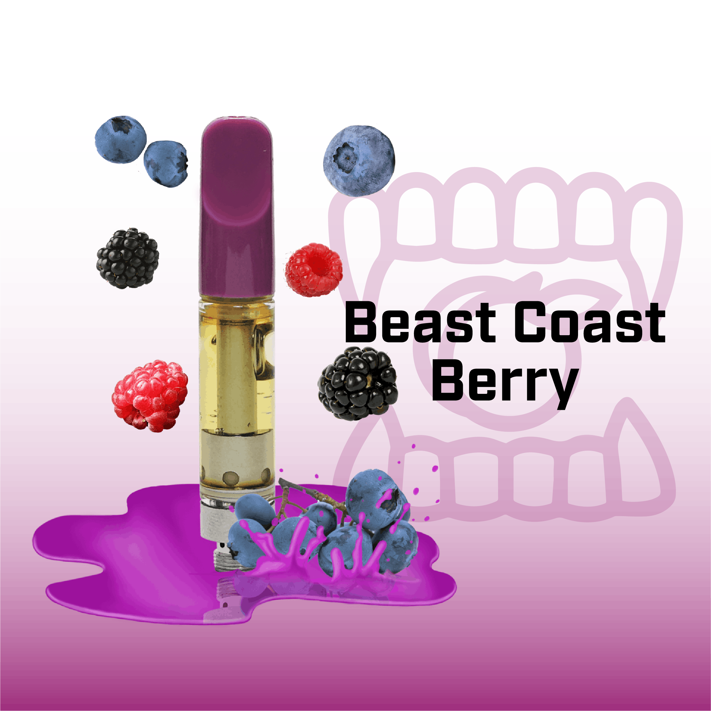 Photograph of product: Nimbus | Beast Coast Berry | Vape Cartridge | 1g