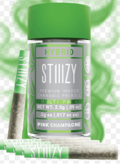 Photograph of product: PINK CHAMPAGNE PRE-ROLL 5PK F2