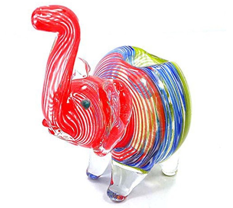 Photograph of product: ELEPH-LG LARGE ASSORTED ELEPHANT PIPE