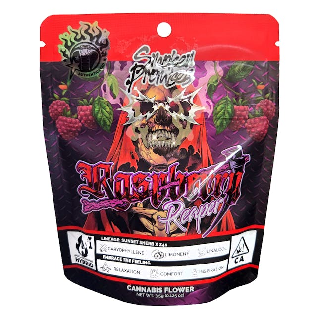 Photograph of product: Raspberry Reaper 31.62% 3.5g - Eighth