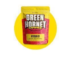 Photograph of product: Green Hornet - Sour Mixed Fruit - 100 mg / 10 count bag