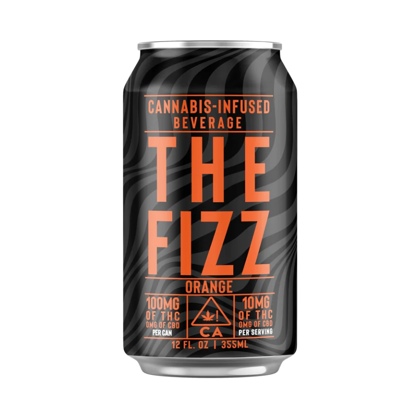 Photograph of Product: ORANGE FIZZ SPARKLING WATER 100MG (CAN)