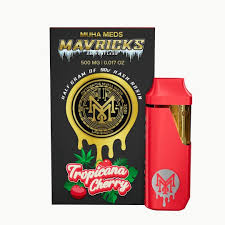 Photograph of product: Muha Meds Mavricks .5g au chocolat Rosin Disposable | Tropicana Cherry - Oui'd