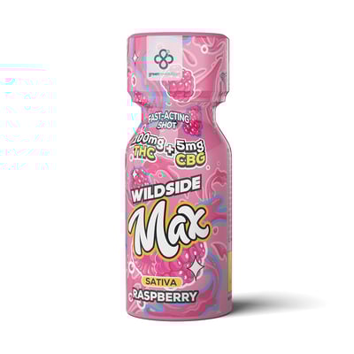 Photograph of product: Green Revolution | Nano Shot MAX | Raspberry (20:1) | 100mg
