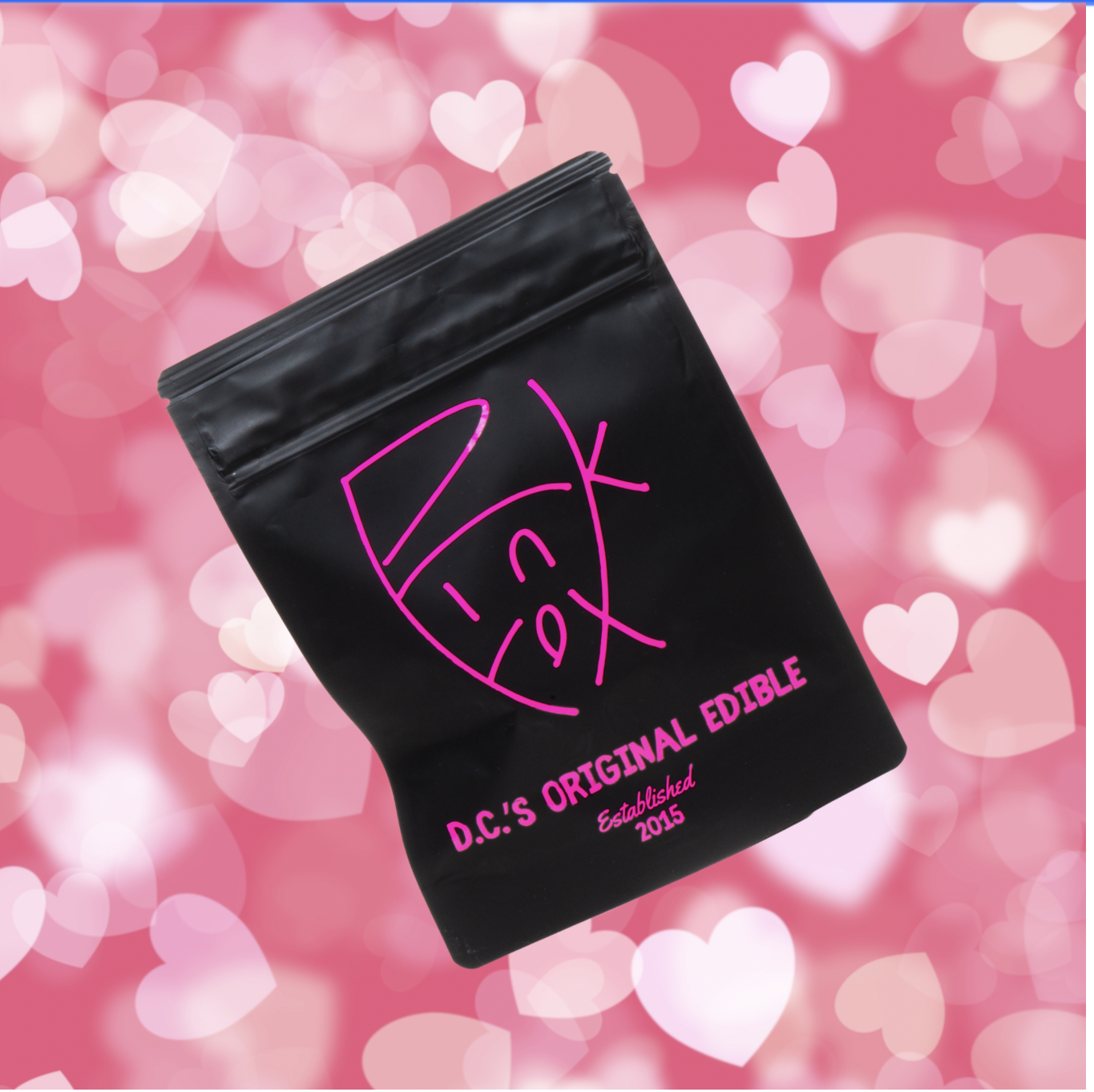 Photograph of product: Pink Fox I Gummies I Strawberry Kiwi I 5mg 10pk