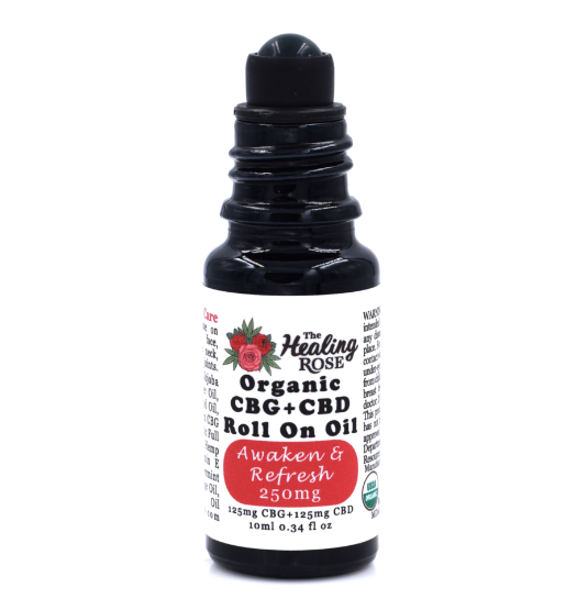 Photograph of product: Awaken & Refresh - CBG+CBD Roll-On Oil (250mg)