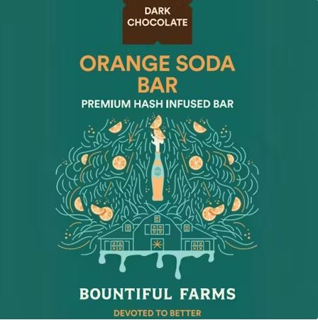 Photograph of product: 100mg Orange Soda Choc Bar