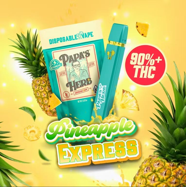 Photograph of product: PAPA'S HERB Pineapple Express Disposable - 1g