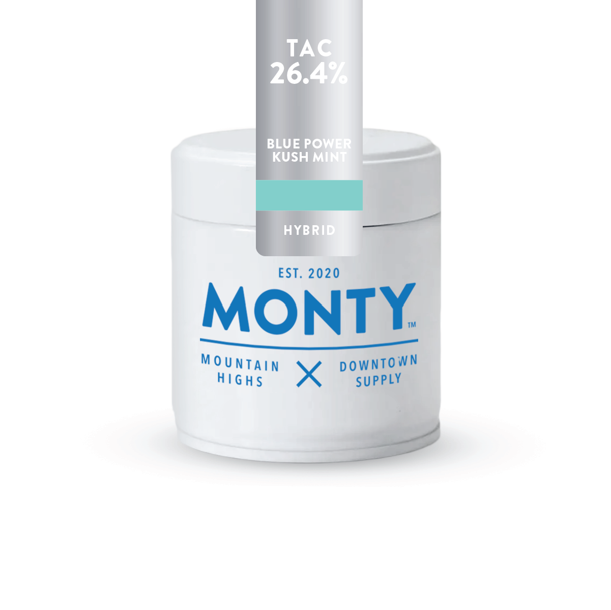 Photograph of product: MONTY | Blue Power Kush Mint | Flower - 28g