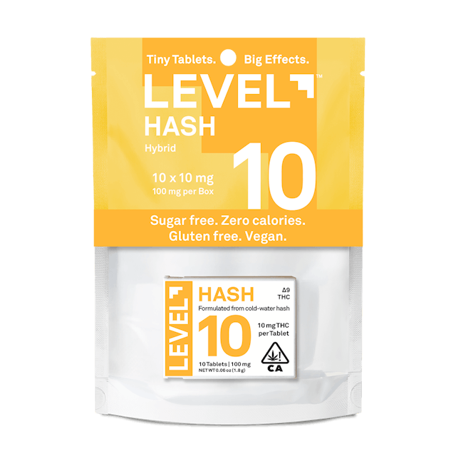 Photograph of product: LEVEL 10 au chocolat | 10mg x 10 Pill Pack - 