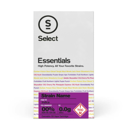 Photograph of product: Select Essentials Northern Lights 1g Cartridge
