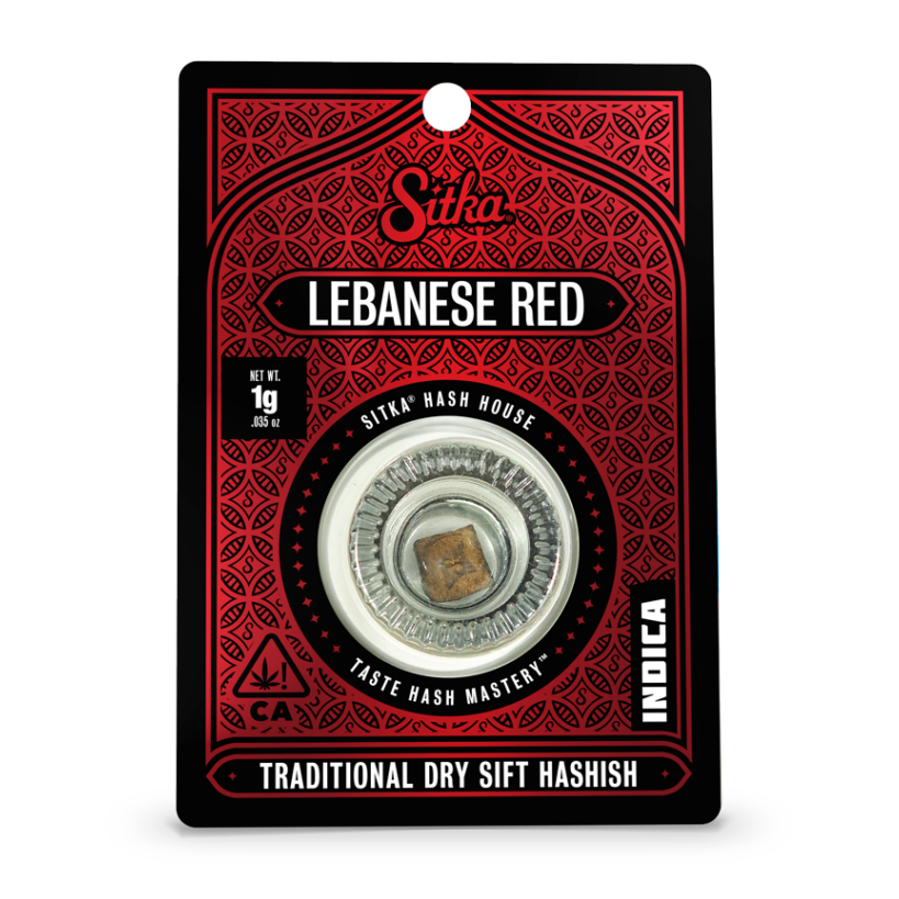 Photograph of Product: Sitka, 1.0g Hashish (I), Lebanese Red