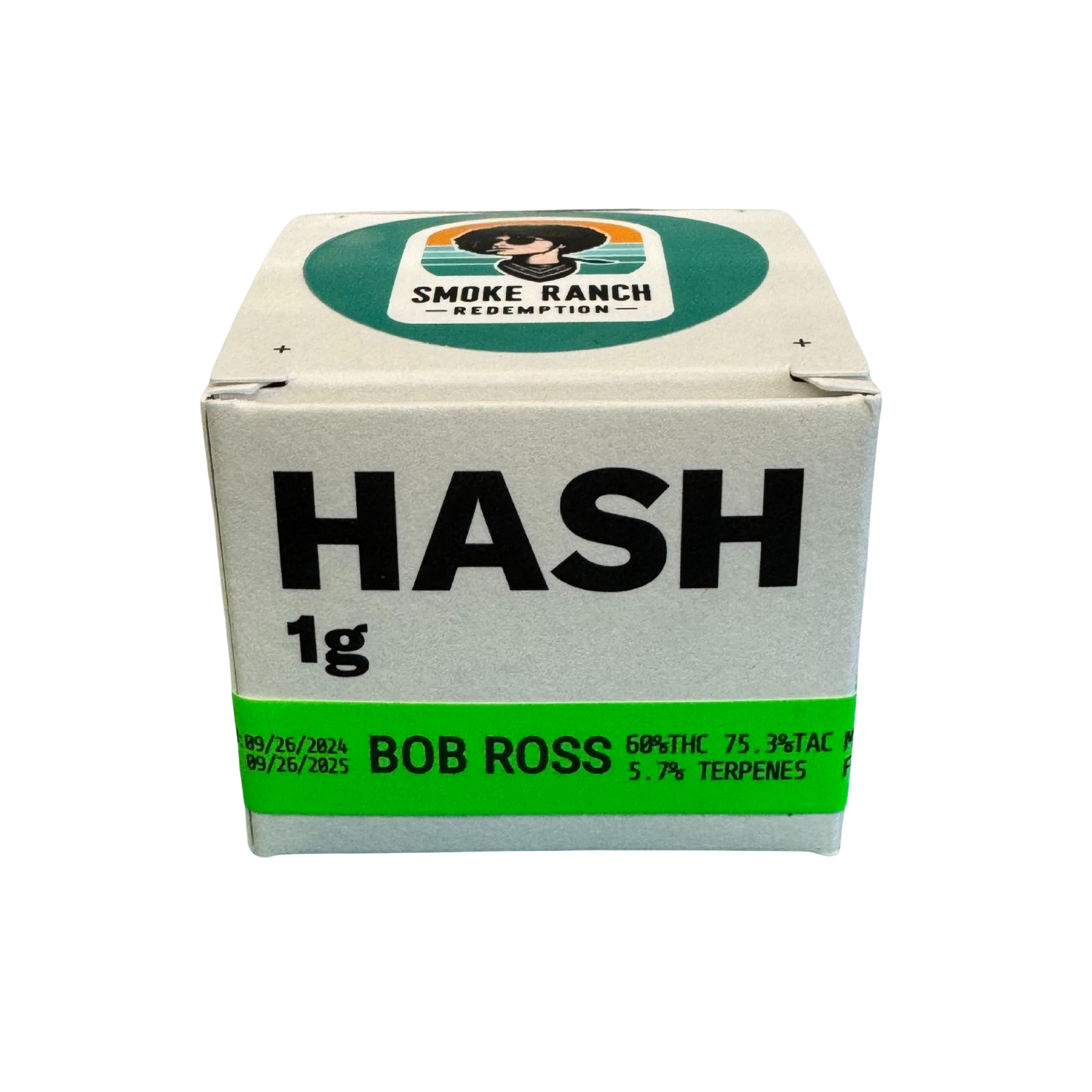 Photograph of Product: Live Rosin - 1g I Smoke Ranch Redemption I Bob Ross