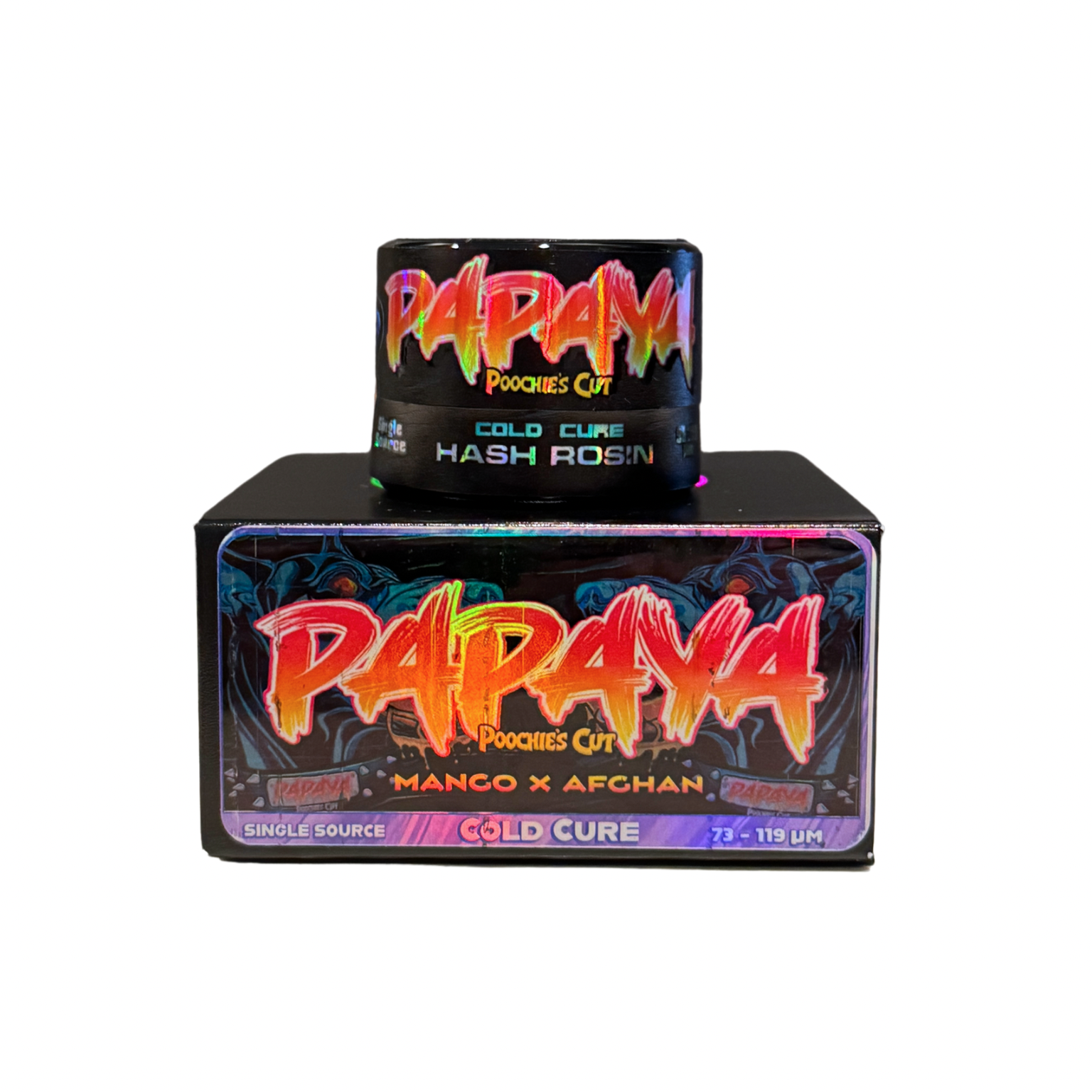 Photograph of product: RKIVE | Cold Cure Rosin | Candy Fumez | 1g