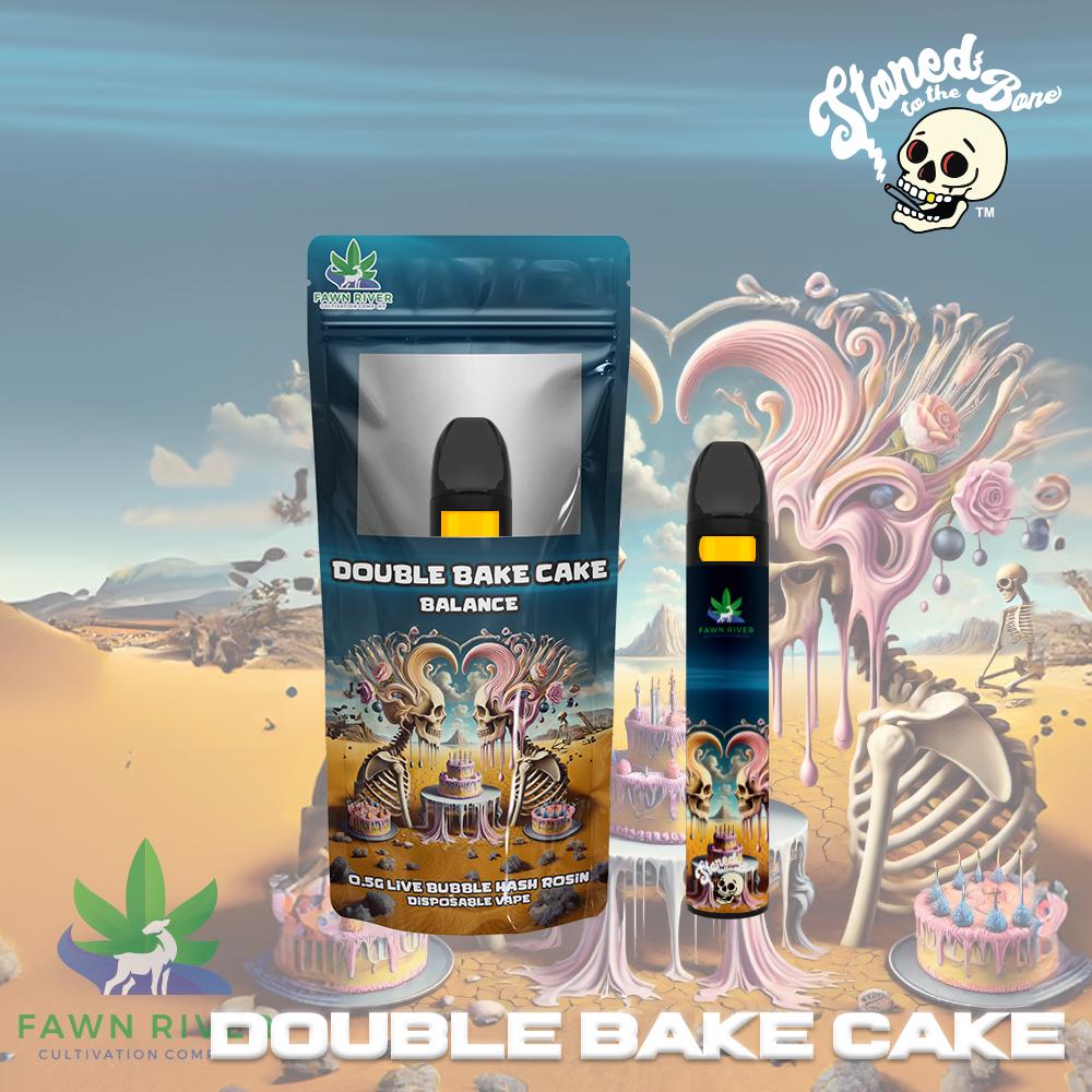 Photograph of product: Stoned To the Bone | Double Baked Cake | Live Rosin AIO | 0.5G
