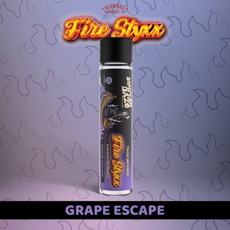 Photograph of product: Grape Escape | 1g Infused | Fire Styxx