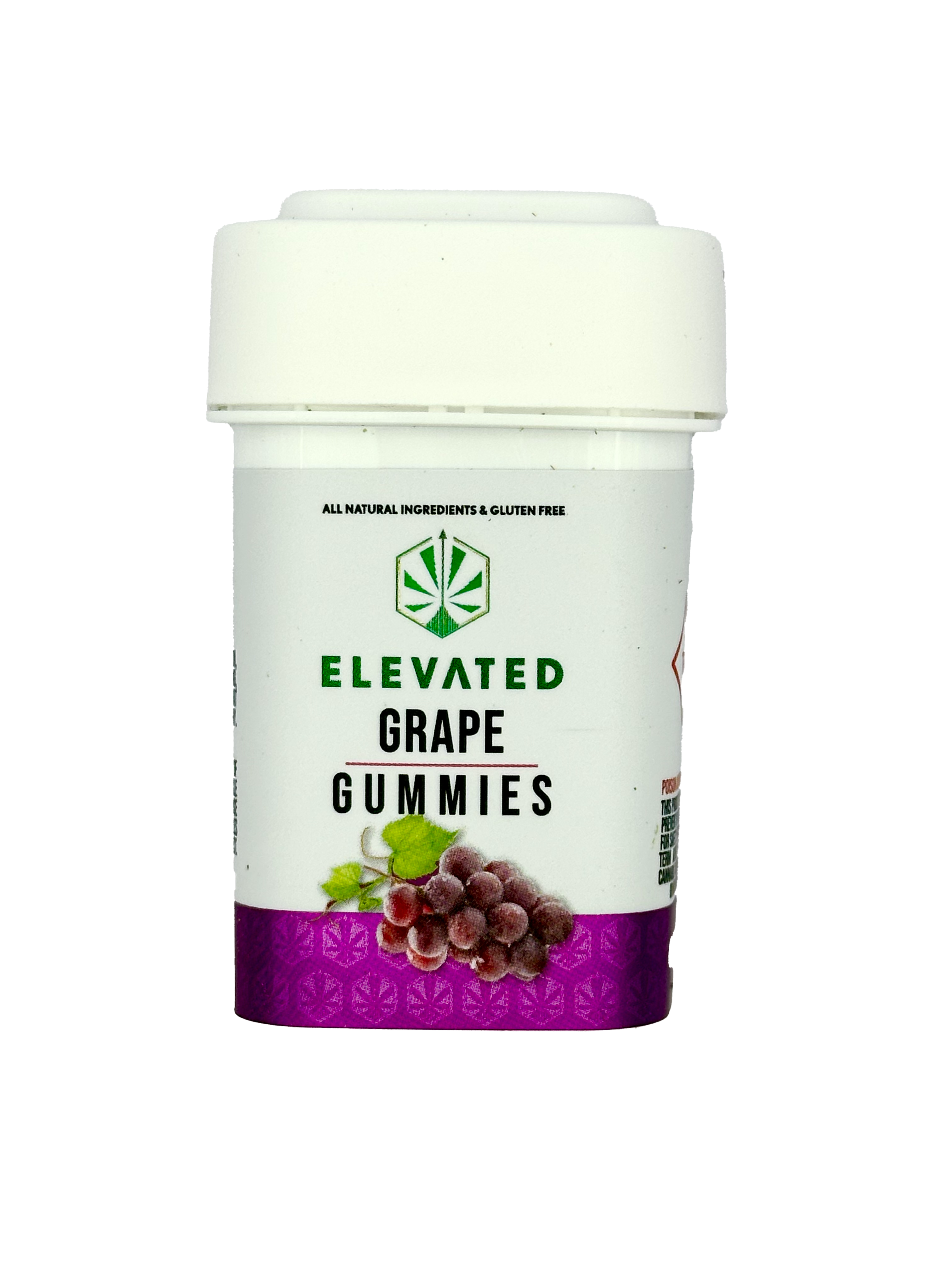 Photograph of product: Elevated - Gummies - 100mg - Grape (I)