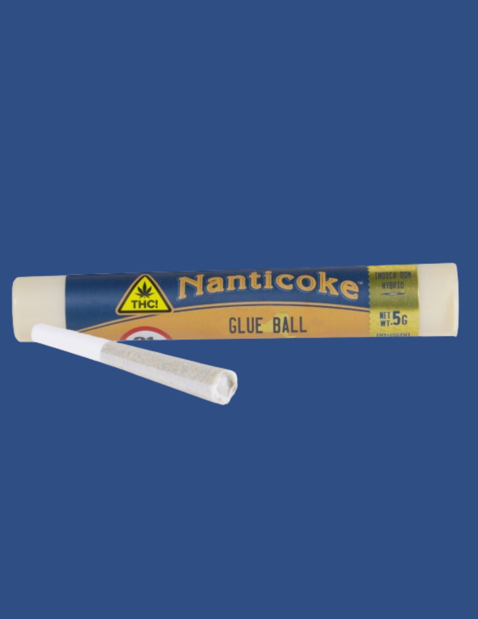 Photograph of product: Nanticoke | 1g Preroll | Glue Ball