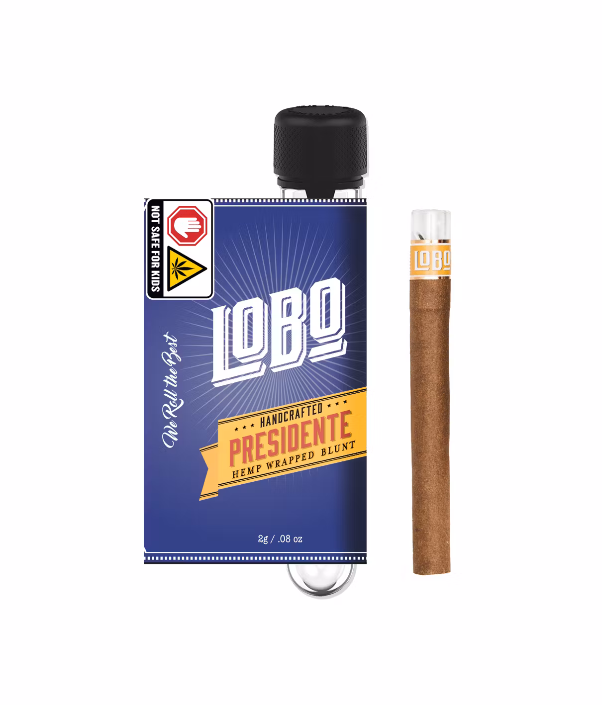 Photograph of product: Biscotti | Presidente Single Blunt | 2g